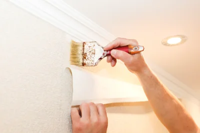 Pose de papier peint à Aubermesnil-Beaumais — revêtements muraux et toiles de verre